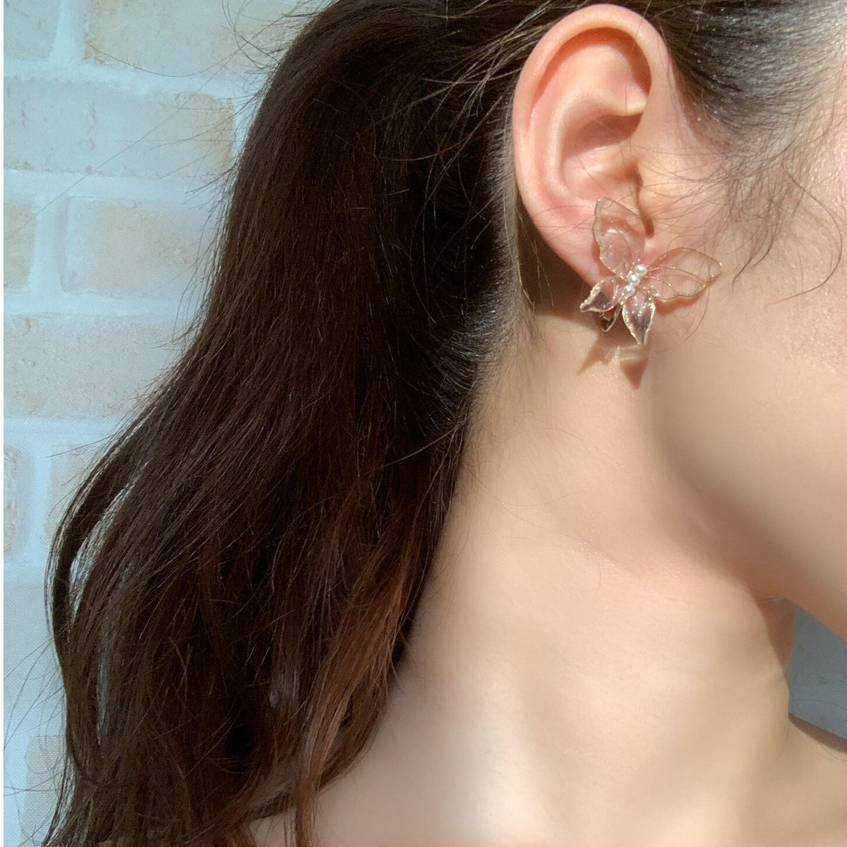 CARA  シルバーイヤリング　ball's pierce