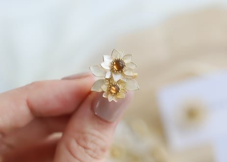 " Little Gleam " ring (11号フリー)