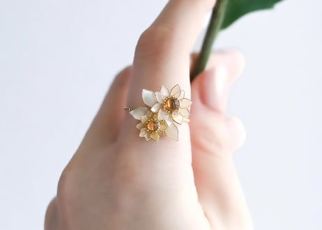 " Little Gleam " ring (11号フリー)