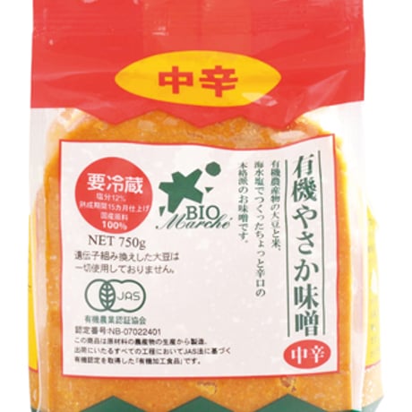 有機やさか味噌　750g
