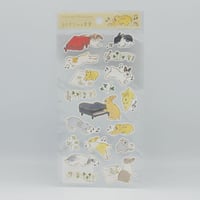 paper sticker / rabbits and music　[ Schinako ]