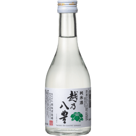 越乃八豊 純米酒　180ml瓶　(35608)