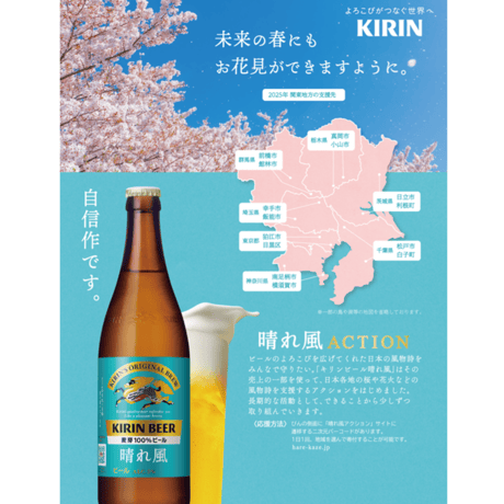 キリン晴れ風 中瓶500ml ×2本 (190743)
