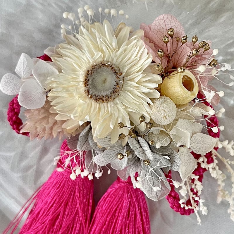 color double tassel × flower accessory 02 | equ...