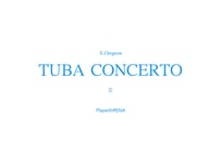 Tuba Concerto 3rd monement βrelease / E.Gregson  (Piano accompaniment Audio MP3 File)