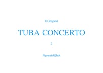 Tuba Concerto 2nd monement / E.Gregson  (Piano accompaniment Audio MP3 File)