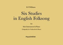 R.V.Williams 6 Studies in English Folksong ⅠAdagio (Piano Accompaniment Video File)