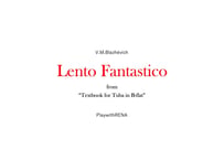 Lento Fantastico / V.M.Blazhévich （Piano accompaniment Video File）
