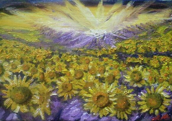 ☆大迫力‼︎圧巻‼︎ 絵画 油絵 花瓶油絵 ☆ 風水運気アップ‼︎ 花の油絵♪