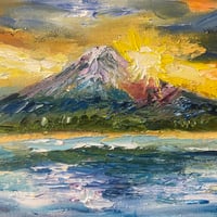 開運アート『富士山』油絵SM | ✨神秘の画室✨ 開運アート『富士山』油絵SM | ✨神秘の画室✨