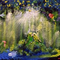 「水仙」 絵画 油絵 油彩 アンティーク 油絵 絵画 水仙 作者サイン入り - メルカリ