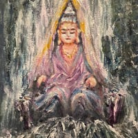 三十三観音『持経観音』油絵 | ✨神秘の画室✨