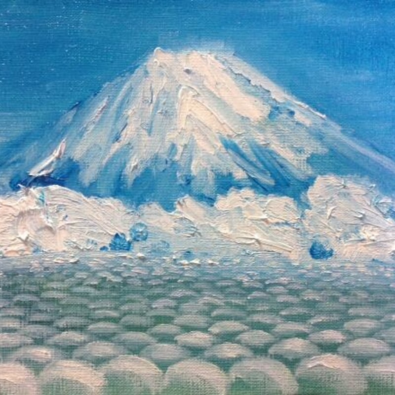 運気上昇⭐︎富士山絵画 | 月の道✨三須絵月