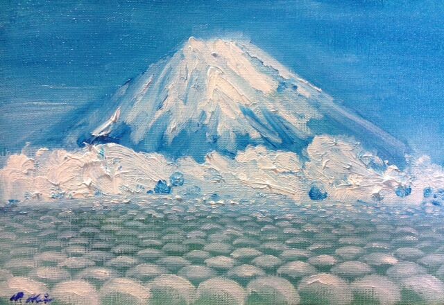 運気上昇⭐︎富士山絵画 | 神秘の画室