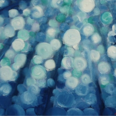 仕事運、勉強運アップ『ミスト』油絵