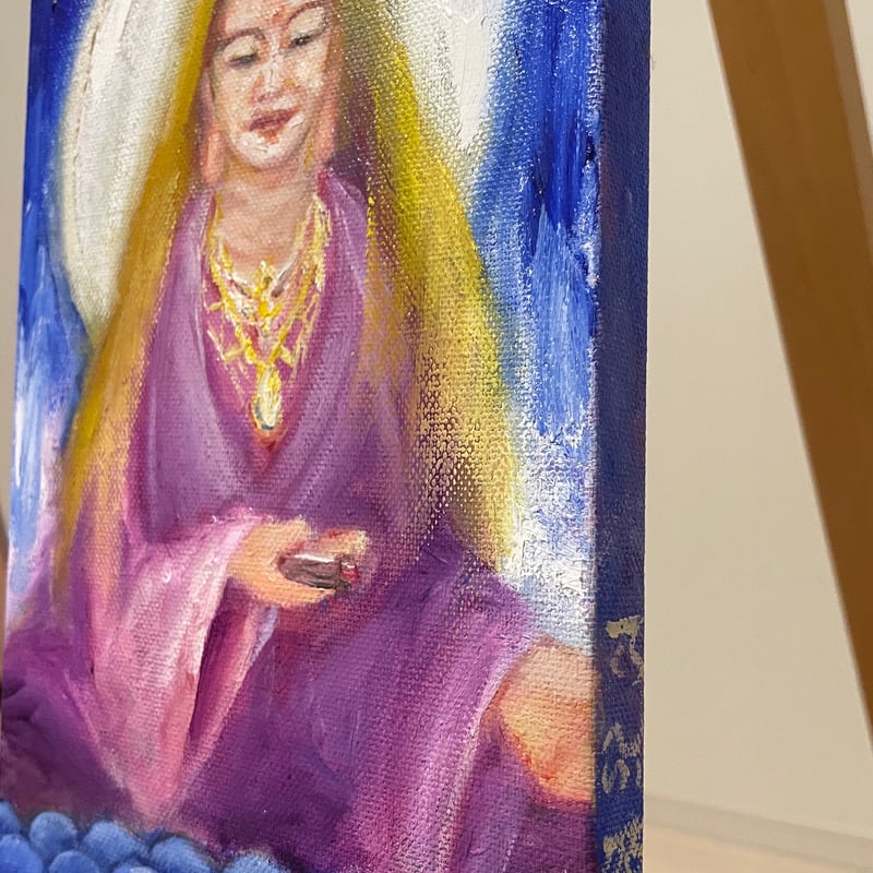 三十三観音『持経観音』油絵 | ✨神秘の画室✨