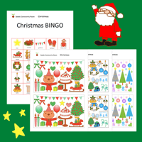 クリスマスビンゴ・間違い探し