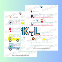 6. フォニックスワークシート(K-L)