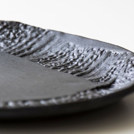 boga boga bone blend FLAT PLATE 8寸皿（スクエア柄）