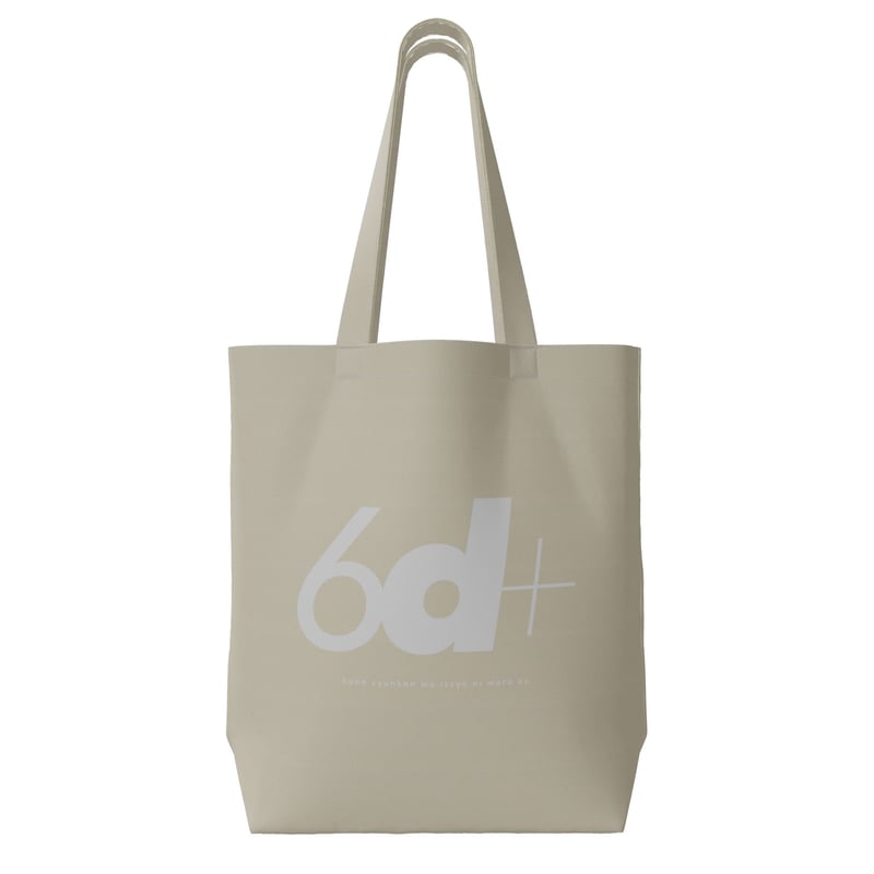 ロクディム・トートバッグ【ロゴ白】 | ロクディム OFFICIAL WEB SHOP