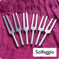 ニチオン特製【ソルフェジオ周波数六音】音叉 | ふだんび