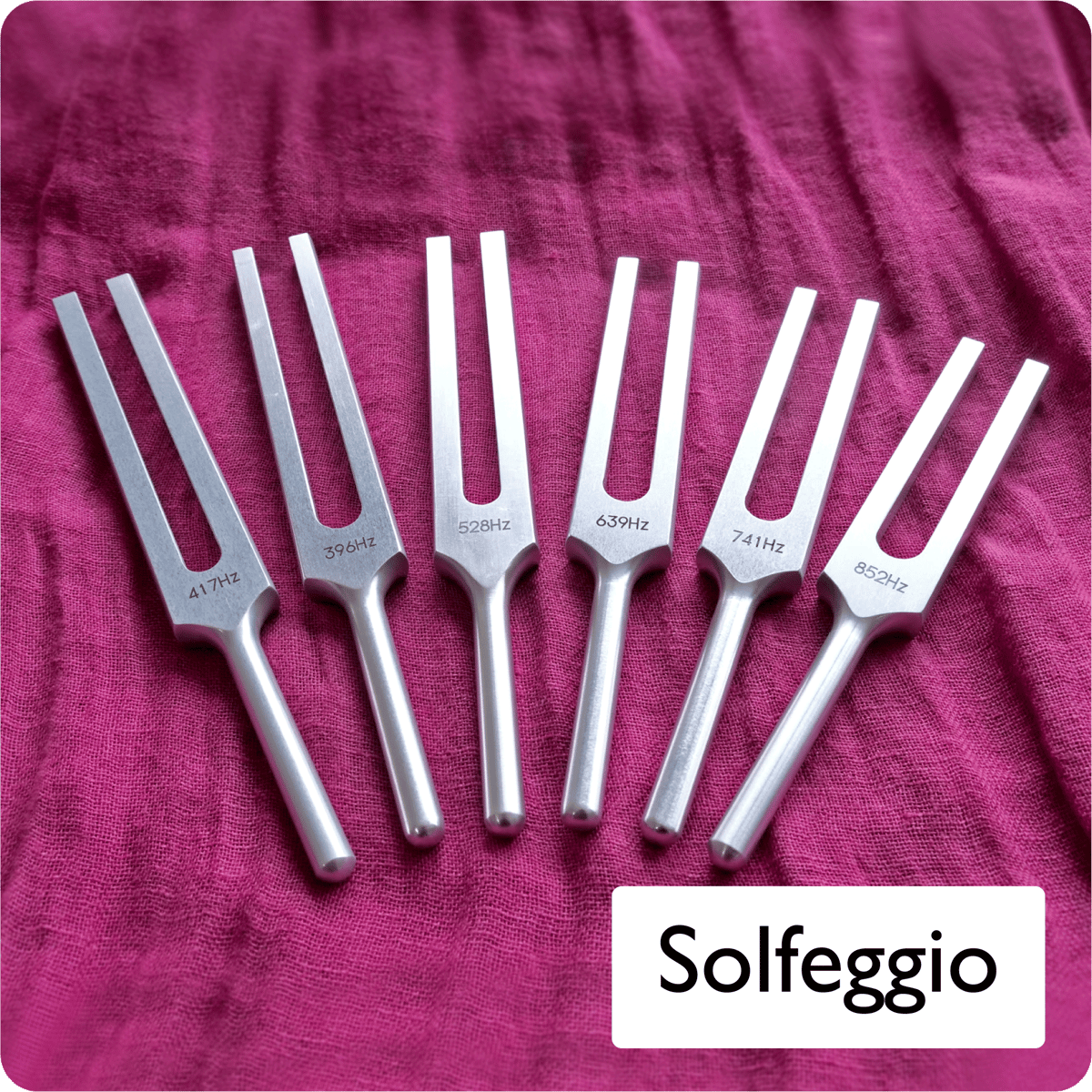 ニチオン特製【ソルフェジオ周波数六音】音叉 | ふだんび