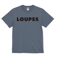 [Tシャツ][ヘイジーネイビー] LOUPESロゴTシャツ(subucity ver.)