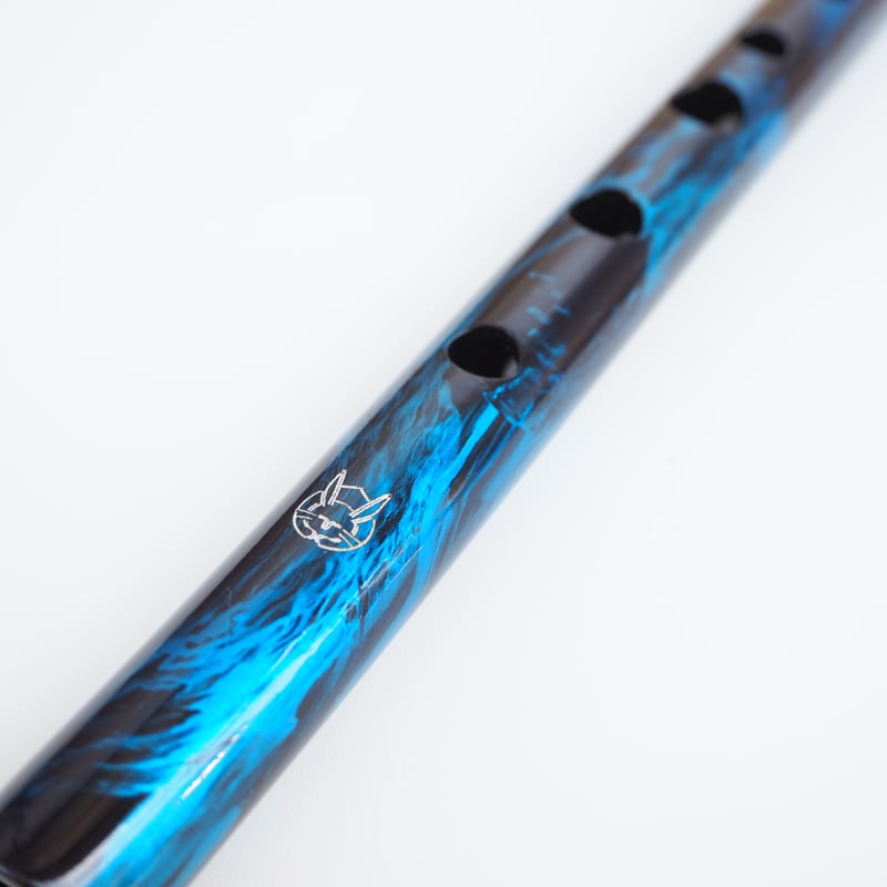 7月限定値下げ！篠笛 古典調 五本調子 7穴 総巻き パープルメタリック