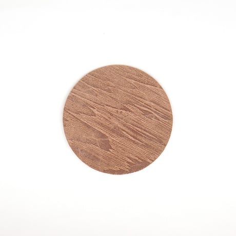 PLYWOOD LEATHER COASTER