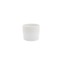 S&B Espresso Cup White/Light Pink Dots