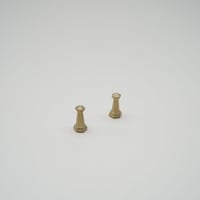 真鍮鋳肌のマグネットフック　チェス型