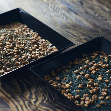 京玄米茶 上ル入ル【紅葉狩り】煎茶・ほうじ茶＋もみじ葉
