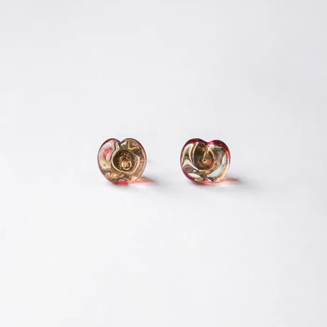 イイダ傘店　ピアス　リンゴ
