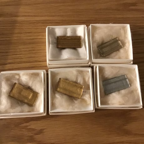 帯留L（アクセサリー展）  Line series 白箱付き