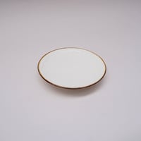 花彫皿　小皿（渕錆）