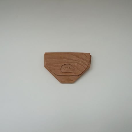 SEAMLESS COIN CASE（WOOD）