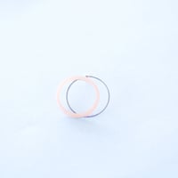 ピアス（片耳）ピンク　titanium pierce TI-P2