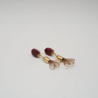 ピアス　Bonbons Noel Tassel（レッド）