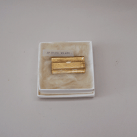 帯留L（アクセサリー展）  Line series 白箱付き