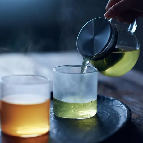 京玄米茶 上ル入ル【紅葉狩り】煎茶・ほうじ茶＋もみじ葉
