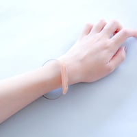 チタニウムブレスレット　ピンク　titanium bracelet TI-BR1