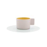 S&B Coffee Cup & Saucer LightPink