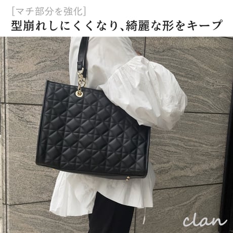Clan(クラン)オリジナルキルト ビッグトートバッグ
