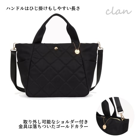 Clan(クラン)Wフェイス高級ナイロン2wayバッグ