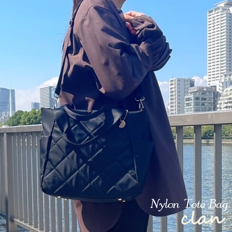 Clan(クラン)Wフェイス高級ナイロン2wayバッグ