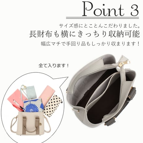 Clan(クラン) レディース 2way ショルダーバッグ ミニショルダー