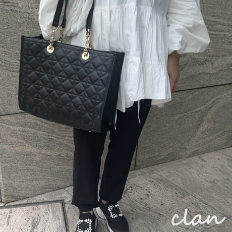 Clan(クラン)オリジナルキルト ビッグトートバッグ