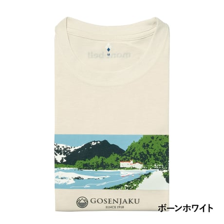 五千尺×モンベル　オリジナルTシャツ [ボーンホワイト]-KAM
