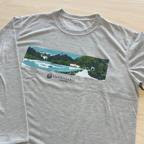 五千尺×モンベル　オリジナル  ロングスリーブTシャツ [ヘザーチャコール]-KAM