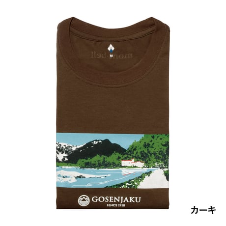 五千尺×モンベル　オリジナルTシャツ [カーキ]-KAM